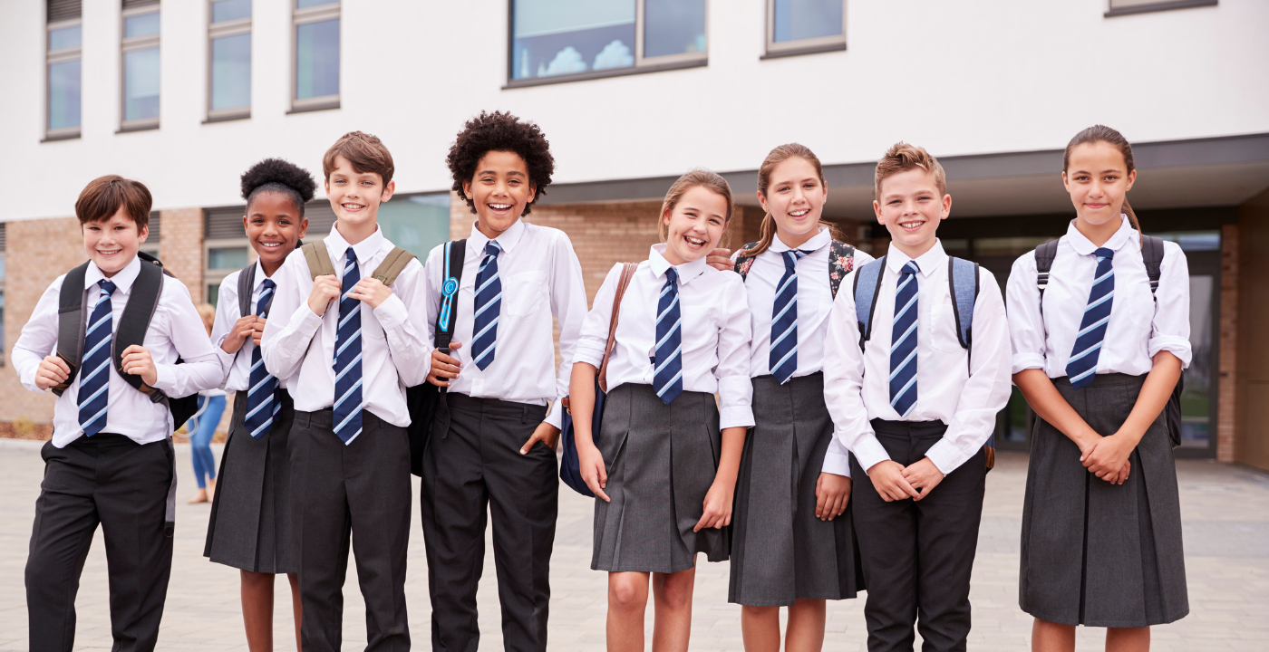 Suitable ties make you stand out from regular school uniform at new semester