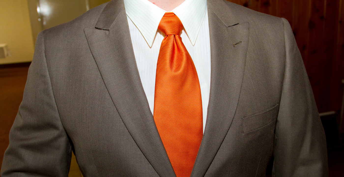 Add Warmth to Your Look with a Burnt Orange Tie This Fall