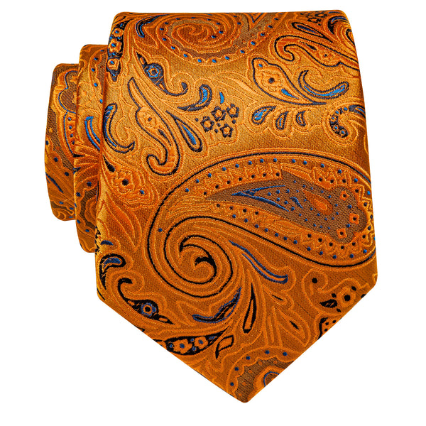 orange tie