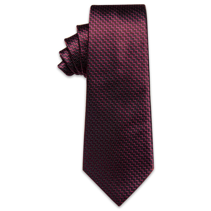 burgundy mens tie