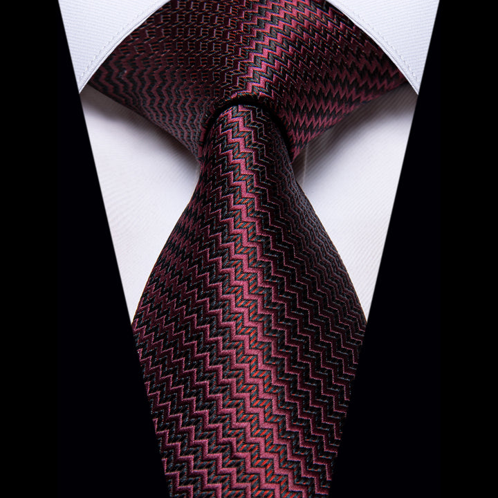 dark burgundy tie