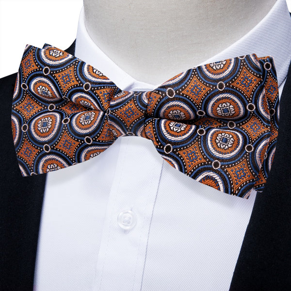 YourTies Men's Bowtie Orange Novelty Formal Pre-tied Bowtie