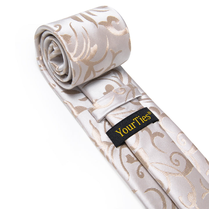 men's champagne Necktie 