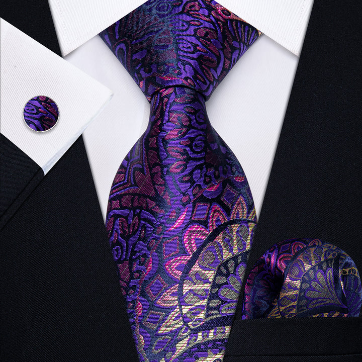 pink and purple tie