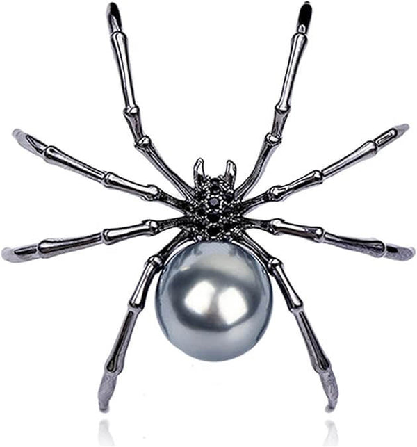 YourTies Halloween Silver Spider Lapel Pin for Formal Suit Matching