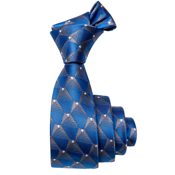 blue floral tie