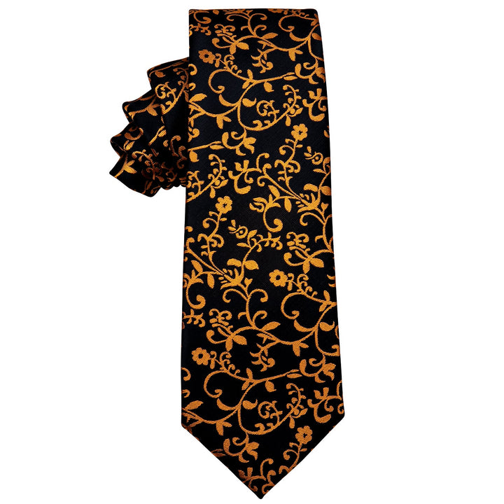 black floral tie