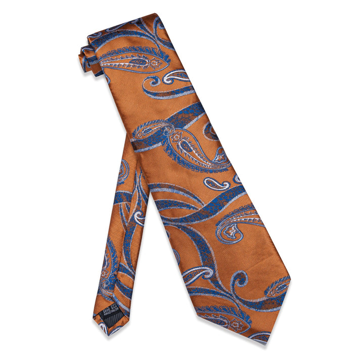 orange neck tie