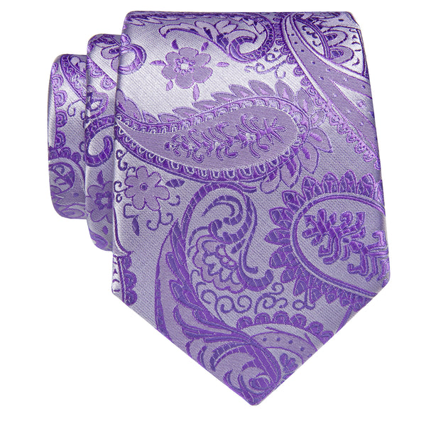 paisley purple tie