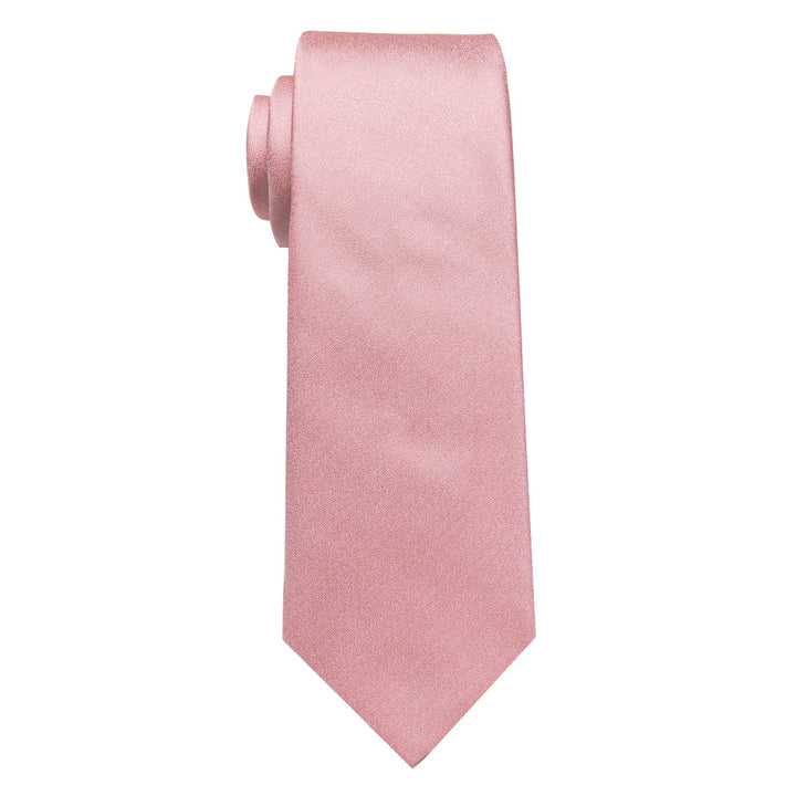 light pink solid tie 