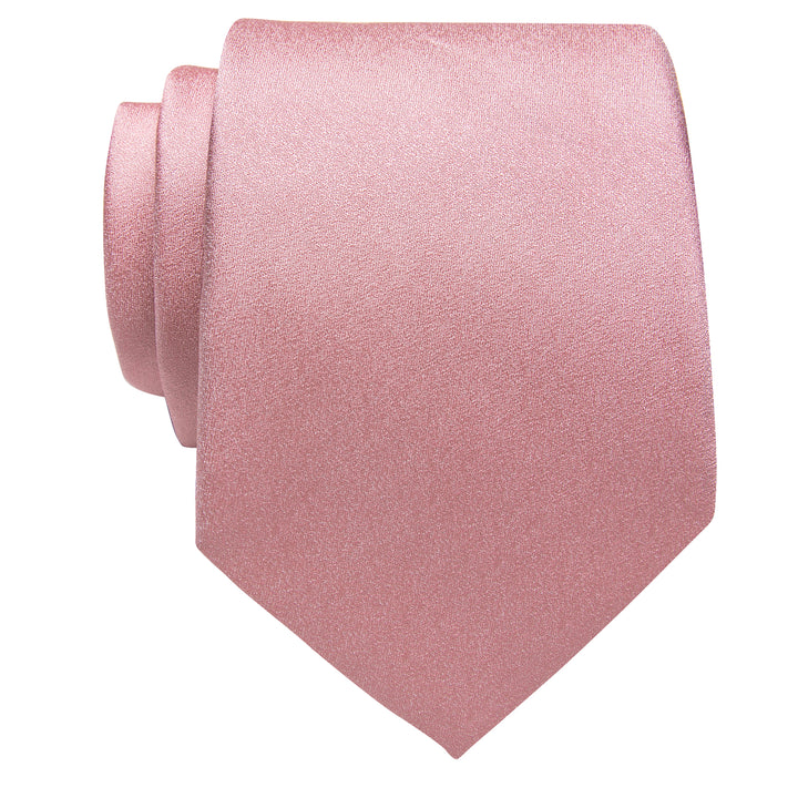 light pink solid tie 