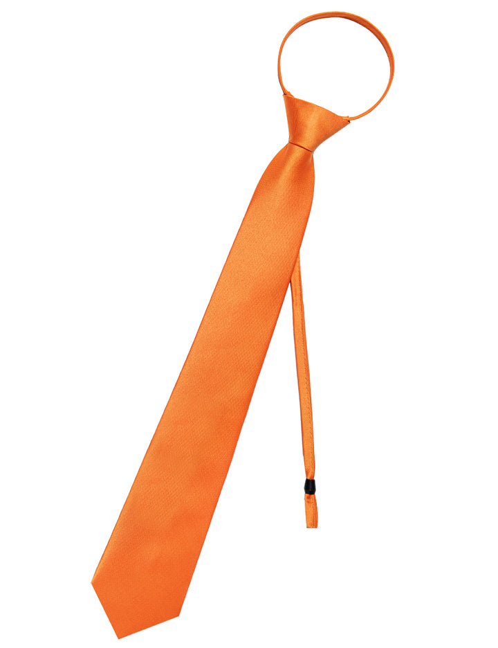 orange neck tie