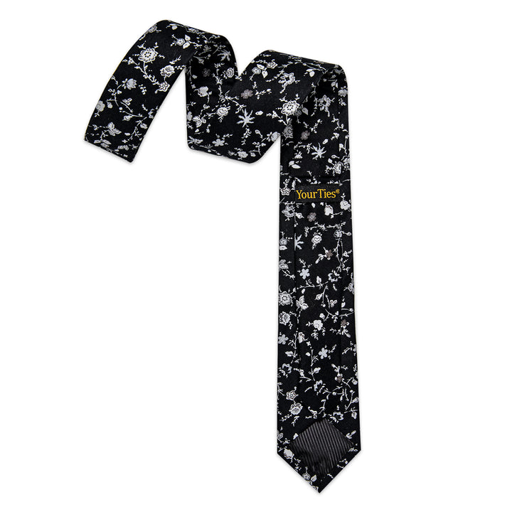 black neck tie