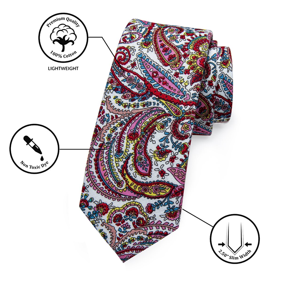 black suit pink floral cottom tie paisley pattern