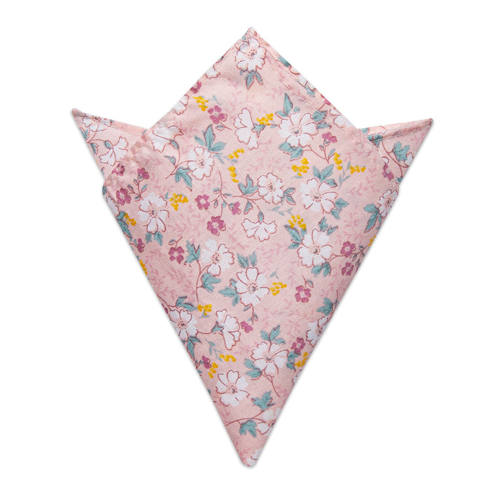 pocket Square for men  floral necktie