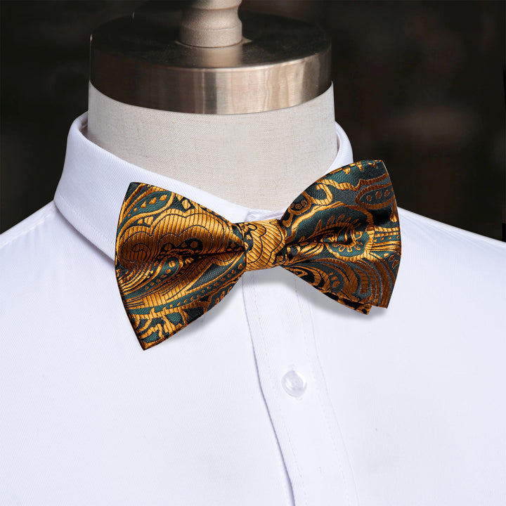 emerald green bow tie