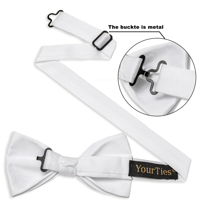 white bow ties