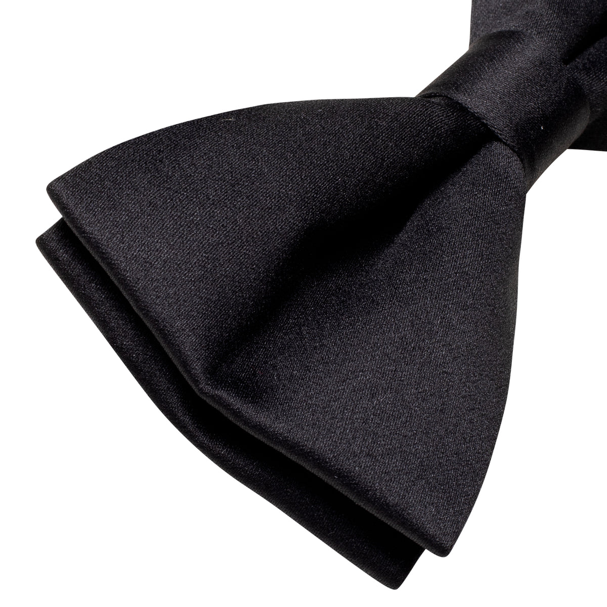 YourTies Black Ties Formal Solid Pre-tied Bowtie 