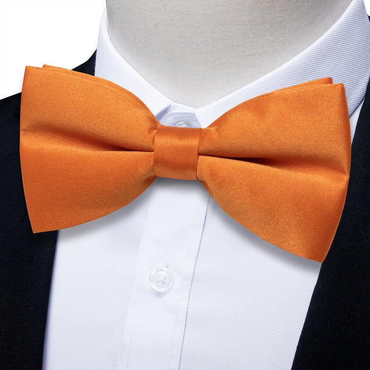 orange bow tie