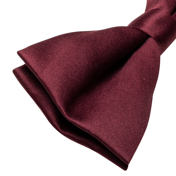 burgandy tie