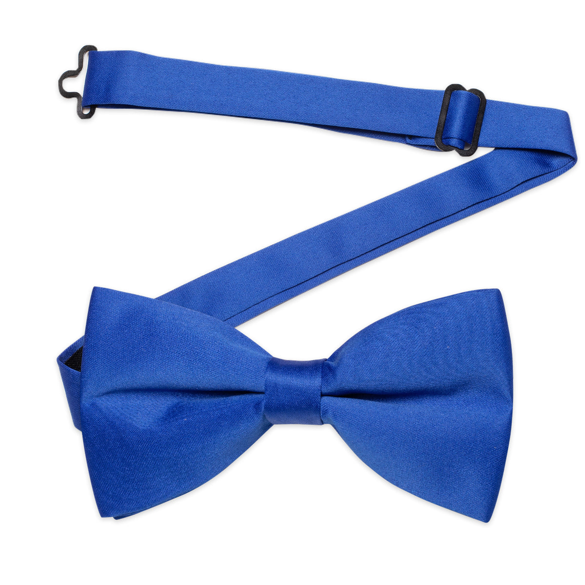 Wedding Necktie Royal Blue Solid Pre-tied Bow Tie for Men